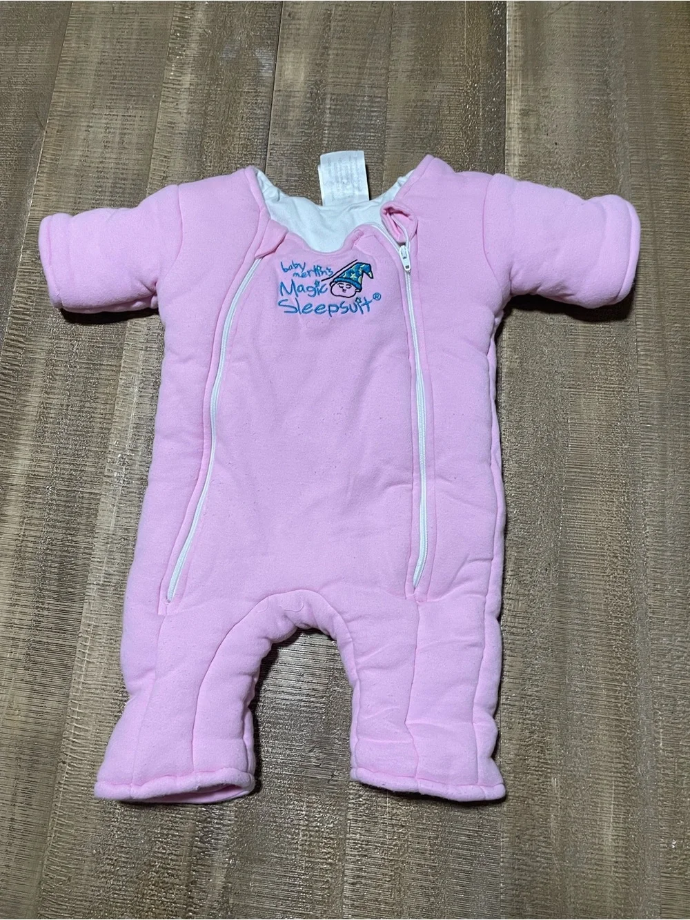 Magic Merlin pink sleep suit